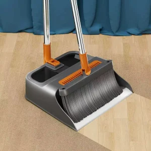 Manufacturer Custom Home Folding Broom Set 2-in-1 Office Rotating Dustpan Broom Set