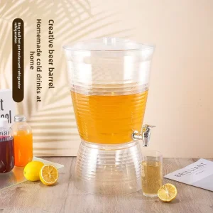Manufacturer Factory Plastic Creative Beverage Juice Ice Bucket for Bars BBQ Stands Hotpot Restaurants Hotel Supplies