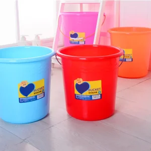 Manufacturer Household Cleaning Supply 23L Plastic Bucket With Handle for Home Use Bathroom