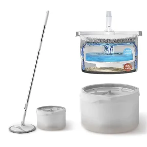 Manufacturer Microfiber Cleaning Mop with Bucket Self-wringing Spin 360 Mop and Bucket Set for Hardwood Tile
