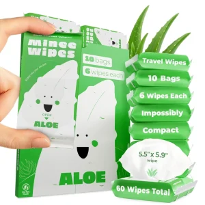 Manufacturer Natural Flushable Mini Wipes Unscented Sustainable Environmental Friendly Household Home Use Wipes