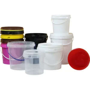 Manufacturer Plastic Bucket Custom Food-grade Grade Pail Food Plastic Bucket with Handle and Lids