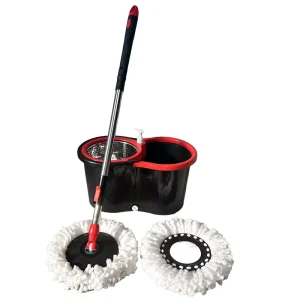 Manufacturer’s Household Microfiber Cloth Spin Mop Bucket with Telescopic Stainless Steel Handle Cleaning Kit