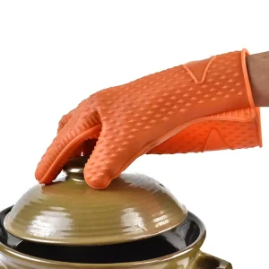 Manufacturer’s Oven Baking Household Gloves 110G Thickened Dotted Heat Resistant Gloves for Microwave Oven