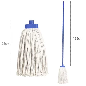 Manufacturers Stock Household Floor Cleaning Cotton Wet Mop Fast Shipment Launderable Mop Heads