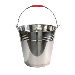 Manufacturer’s Thickened Stainless Steel Multi Purpose Bucket Non Magnetic Household Bucket with Inclined Satchel
