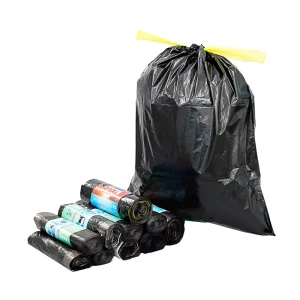 Manufactures Rubbish Heavy Duty Plastic Trash Bags 100 Biodegradable 60 L Black Ldpe Hdpe Plastic Bin Industrial Garbage Bag