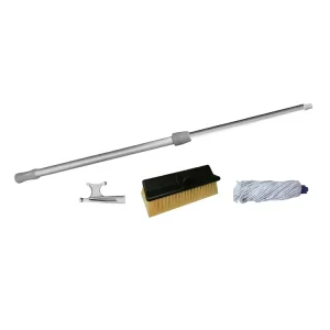 Marine Boat Cleaning Tools Multi Function Long Telescopic Handheld Cleaning Brush with Hook and Mop