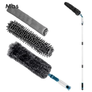 Masthome 3 in 1 Household Room Cleaning Dust Brush Detachable Feather Removable Dusters Cleaning Duster