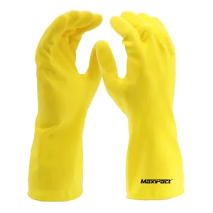 MaxiPact Custom Logo Industrial Safety Gloves Household Cleaning Latex Coated China Manufactures Waterproof Safety Gloves