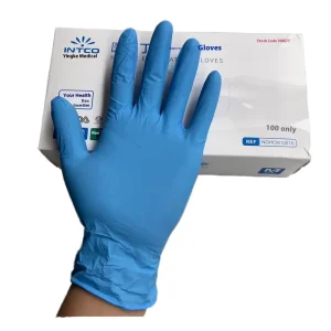 Medical Disposable Nitrile Gloves Medium Thickness Non Powdered Household Use Gloves 50/100pcs Pack