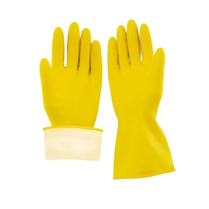 Medium sized Household Gloves Seasonal Kitchen Latex Dishwashing Gloves Rubber Waterproof Bathroomspace
