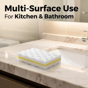 Melamine and PU Cleaning Sponge for Cars, Desks, Floors, Leather, Windows, Kitchens, and Offices
