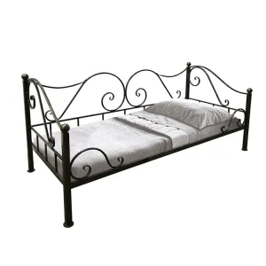 Metal Frame Steel Slat Toddler Bed for Kids