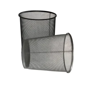 Metal Garbage Bin Waste Paper Trash Bin Used at Home or at Office