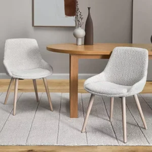 Metal-Leg Dining Chair and Table Set for Home or Office