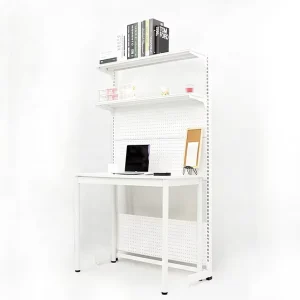 Metal Storage Racks Custom Computer Desk Study Table with Bookshelf