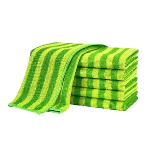 Microfiber Antibacterial Household Cleaning Towels Strong Adsorption Dish Towels
