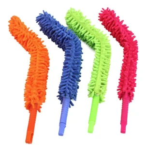 Microfiber Bendable Chenille Telescopic Duster Anti-Static Dusting Brush