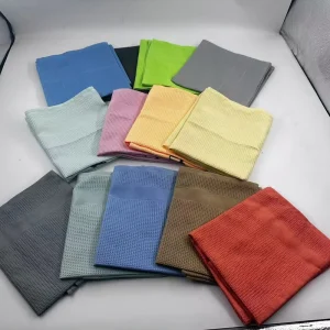 Microfiber Big Waffle Weave Towel Custom Deep Cleaning Cloths Kitchen Towels