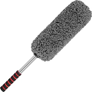 Microfiber Car Duster Cleaning Brush with Long Unbreakable Retractable Handle Interior Accessories