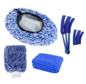 Microfiber Car Wash Mop Cover Household Window Blind Cleaner Brush Duster
