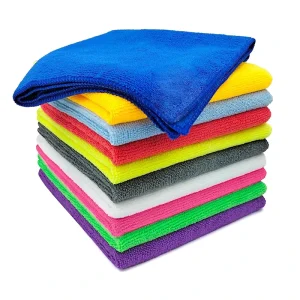 Microfiber Cleaning Cloth 12 Pack Cleaning Rag Cleaning Towels With 4 Color Assorted Microfiber Cloth