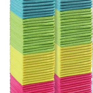 Microfiber Cleaning Cloth Cleaning Rag Cleaning Towels with Color Assorted