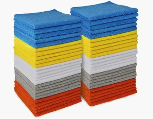 Microfiber Cleaning Cloth Highly Absorbent Lint Free Car Wash Towel Multi-Purpose Kitchen Cloth for Detailing Home