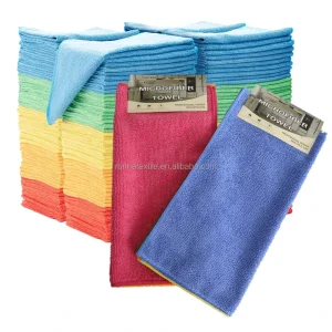 Microfiber Cleaning Cloth Highly Absorbent Microfiber Kitchen Towels Rags Lint Free Window Glass Cleaning Cloth