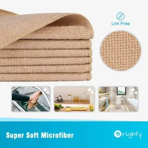 Microfiber Cleaning Cloth Pack Microfiber Towels for Cars Highly Absorbent Car Cleaning Supplies Lint Free Cloths Clean Rags