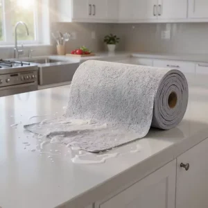 Microfiber Cleaning Cloth Roll Tear Away Towels Washable Reusable Soft Absorbent Kitchen Rag Cleaning Wipes