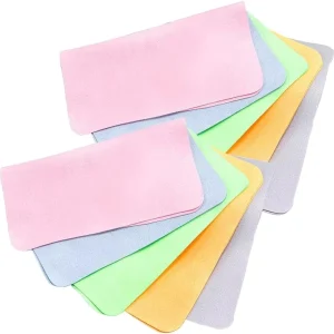 Microfiber Cleaning Cloth for Glasses Premium Suede Glass Cleaning Cloth Lint Free