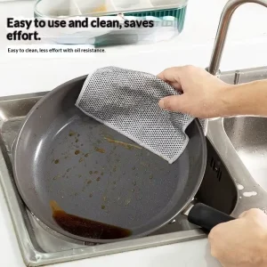 Microfiber Cleaning Cloth for Kitchen Stoves Dishcloth Not Prone to Oil Absorption Removes Grease & Dirt Multipurpose