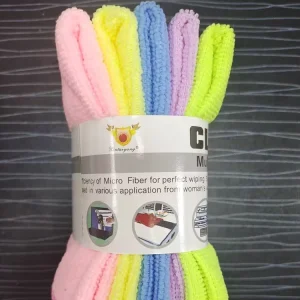 Microfiber Cleaning Cloths 5 PK Softer Highly Absorbent Lint Free Streak Free for House Kitchen
