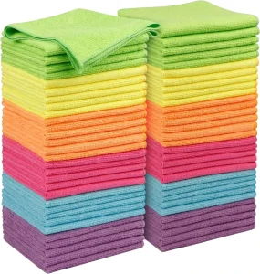 Microfiber Cleaning Cloths Absorbent Cleaning Supplies Cleaning Rags for House Kitchen Car