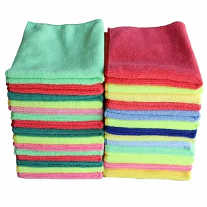 Microfiber Cleaning Cloths High Absorbent Lint Free Quick Dry for Kitchen Glass Floor Multipurpose Use