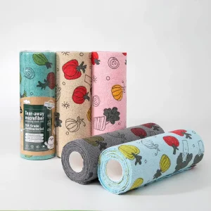 Microfiber Cleaning Cloths Roll Housework Cleaning Product Microfiber Wash Cloth Kitchen Cleaning Towel Reusable Cleaning Cloths