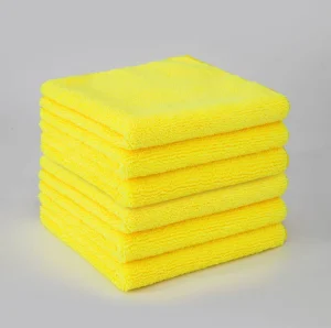 Microfiber Cleaning Single Cloths 350gsm Reusable Household Car Wash Towels Absorbent Polyamide Kitchen Towel