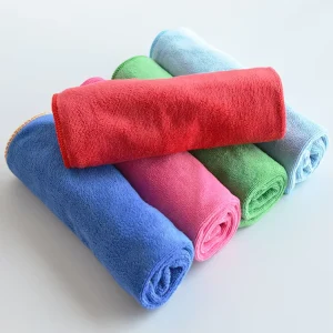 Microfiber Cleaning Towel for Car Cleaning Cloth Custom logo Micro Fiber Cloth for Car Cleaning Towel