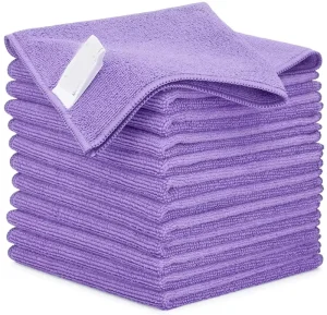Microfiber Cloth 40×40, Black, 30×30, 30×40, 24pcs, Microfibre Towel