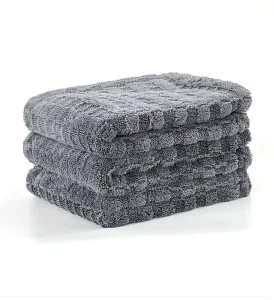 Microfiber Cloth for Car and Kitchen Cleaning Absorbent Plain Style