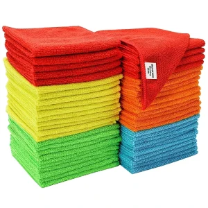 Microfiber Cloths Towel Pink Blue Yellow Green Red Cleaning Microfiber Cloth Terry Towel