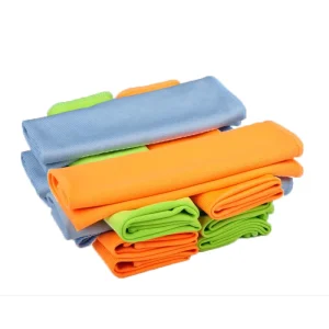 Microfiber Cloths to Clean Glasses Lint Free Glass Fiber Mesh Cloth for Mirrors Windows and Washable Polishing Towels