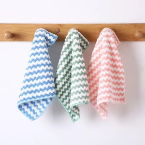 Microfiber Dish Cloth High Efficiency Household Cleaning Towel New Non Stick Oil Washing Rag for Tableware Cleaning