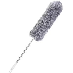 Microfiber Duster 100 Inches with Extension Pole Extension Bendable Long Handle Household Ceiling Fan Duster Kit