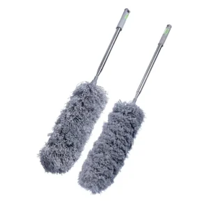 Microfiber Duster with Extendable Long Handle Fine Fiber Dust Collector Household Cleaning Brushes Washable and Flexible