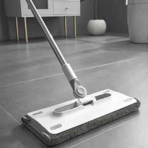 Microfiber Eco friendly Durable Replaceable Flat Clip Mop Stainless Steel for Household Dry Wet Cleaning Detachable Head Floors