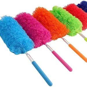 Microfiber Extend Duster Brush Stainless Steel Duster Telescopic Brush