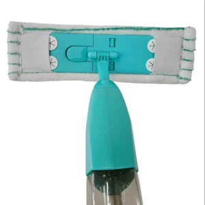 Microfiber Flat Water Spray Mop Telescopic Steel Pole Home Floor Cleaning Washable Tool